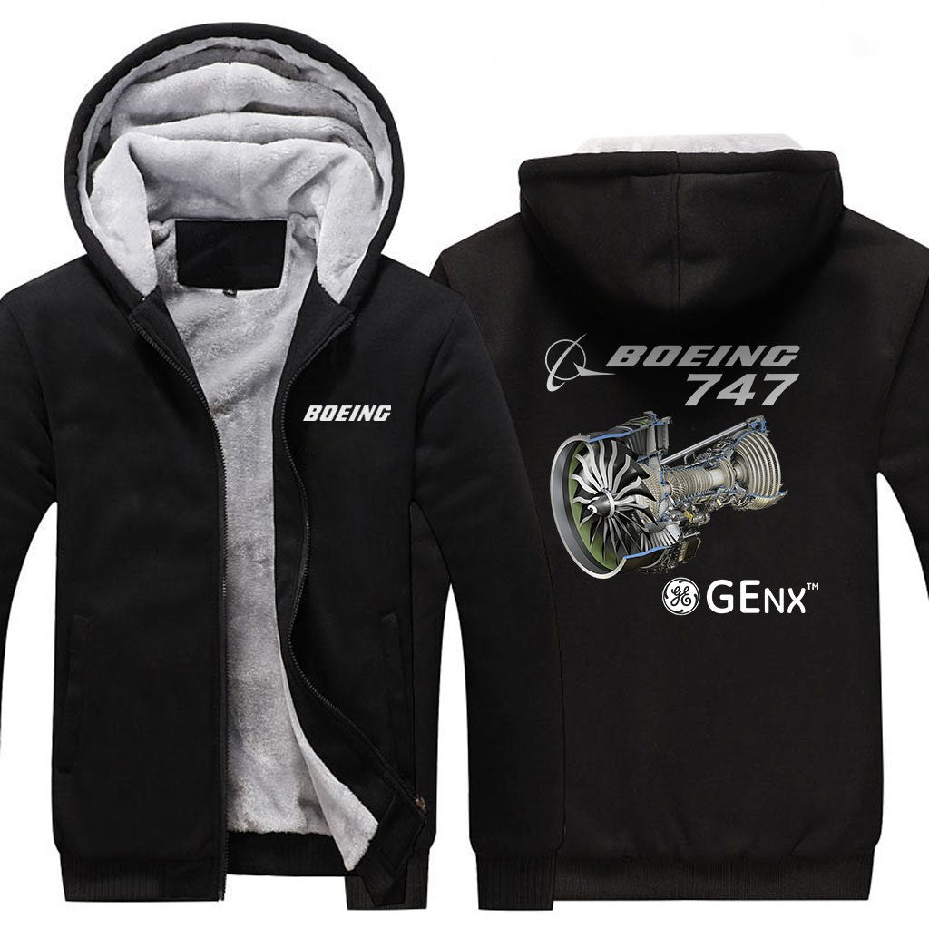 B747 GENX DESIGNED ZIPPER SWEATER THE AV8R