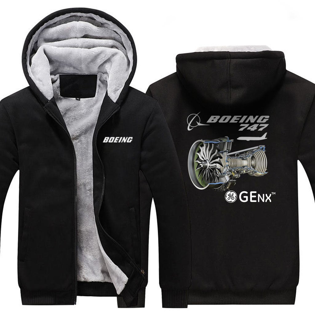 B747 GENX DESIGNED ZIPPER SWEATER THE AV8R