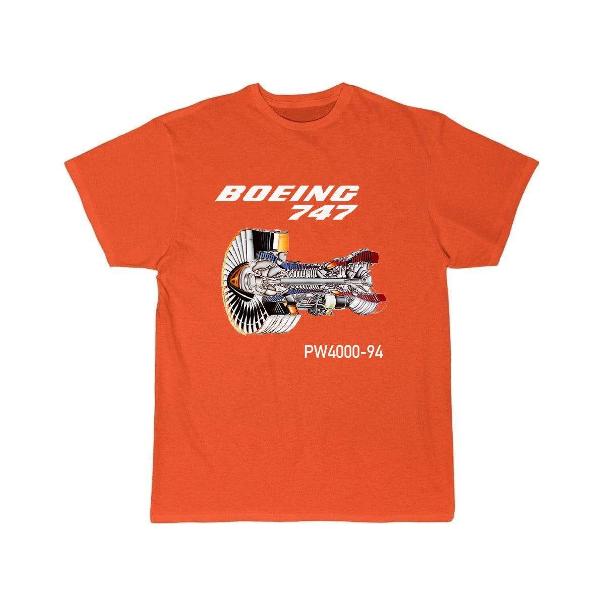 B747 PW4000-94 DESIGNED T-SHIRT THE AV8R