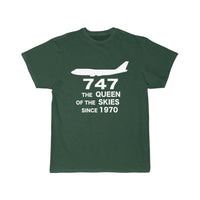 Thumbnail for B747 THE QUEEN OF THE SKIES SINCE 1970 DESIGNED T-SHIRT THE AV8R