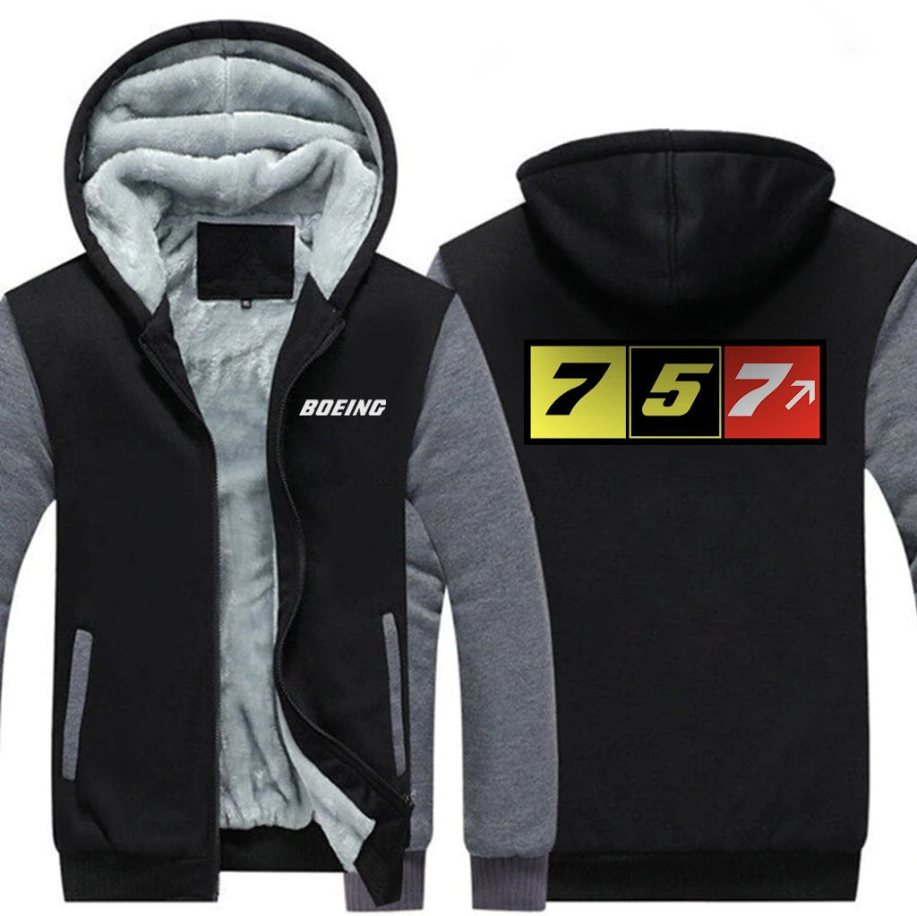 B757 DESIGNED ZIPPER SWEATER THE AV8R