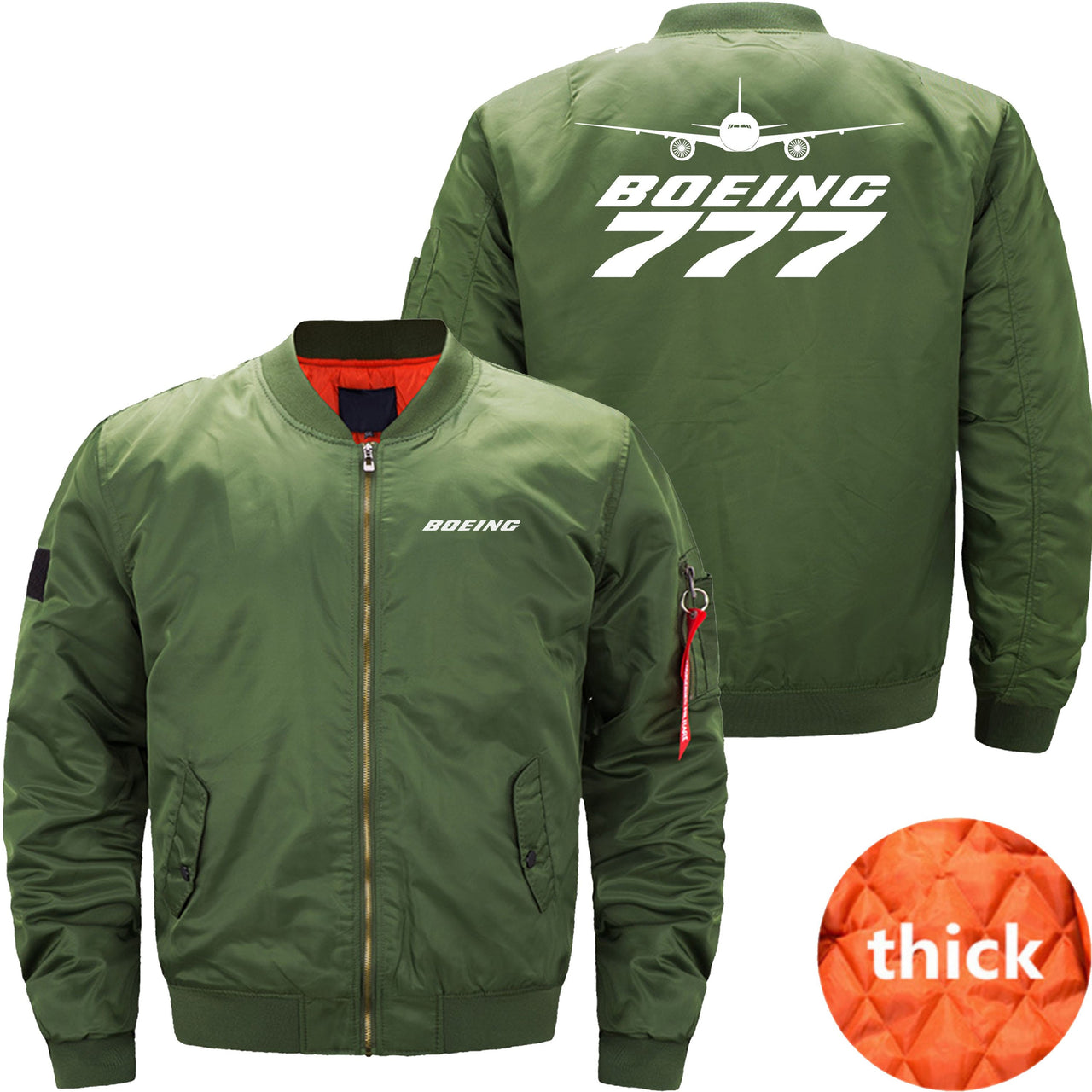 Boeing 777 Ma-1 Bomber Jacket Flight Jacket Aviator Jacket THE AV8R