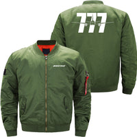 Thumbnail for Boeing 777 Ma-1 Bomber Jacket Flight Jacket Aviator Jacket THE AV8R