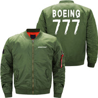 Thumbnail for Boeing 777 Ma-1 Bomber Jacket Flight Jacket Aviator Jacket THE AV8R