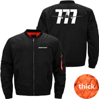 Thumbnail for Boeing 777 Ma-1 Bomber Jacket Flight Jacket Aviator Jacket THE AV8R