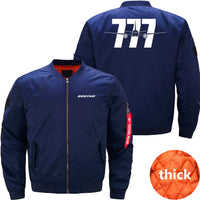 Thumbnail for Boeing 777 Ma-1 Bomber Jacket Flight Jacket Aviator Jacket THE AV8R