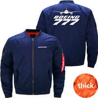 Thumbnail for Boeing 777 Ma-1 Bomber Jacket Flight Jacket Aviator Jacket THE AV8R