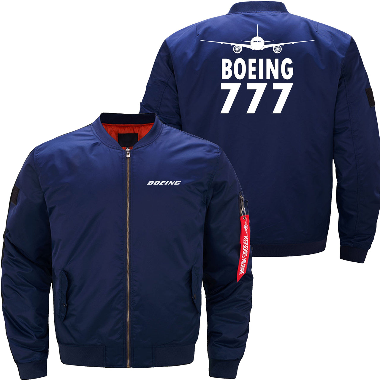 Boeing 777 Ma-1 Bomber Jacket Flight Jacket Aviator Jacket THE AV8R