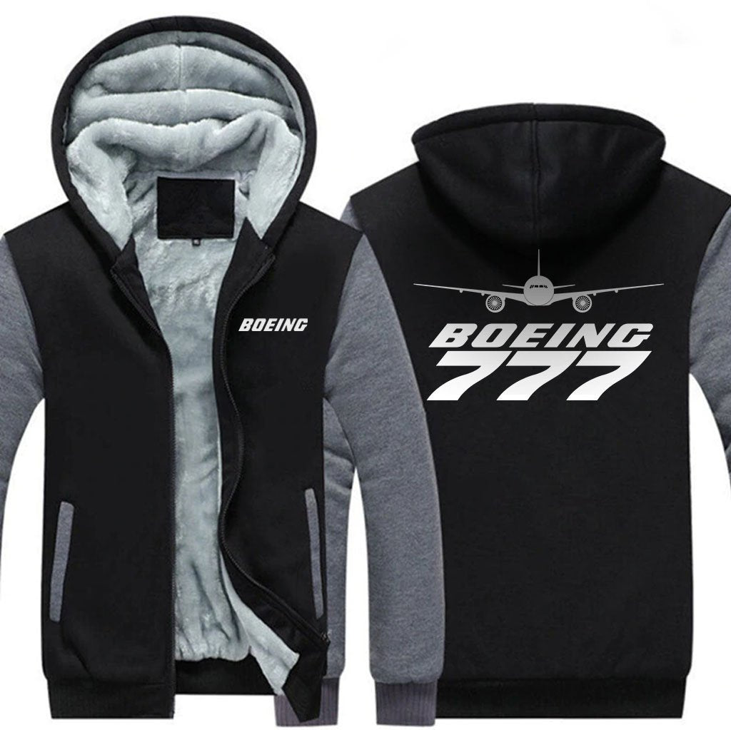 B777 DESIGNED ZIPPER SWEATER THE AV8R