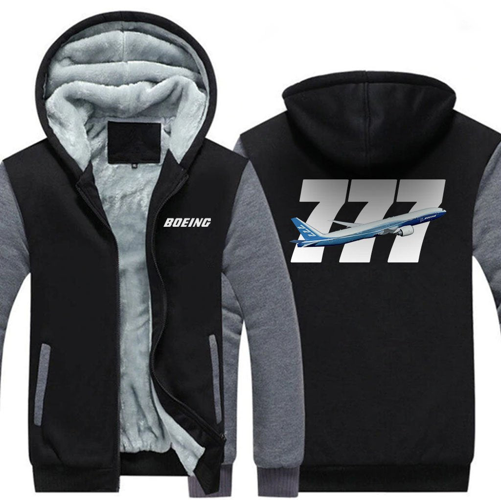 B777 DESIGNED ZIPPER SWEATER THE AV8R