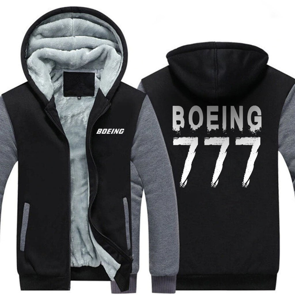 B777 DESIGNED ZIPPER SWEATER THE AV8R