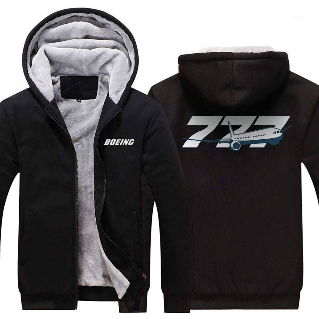 B777 DESIGNED ZIPPER SWEATER THE AV8R