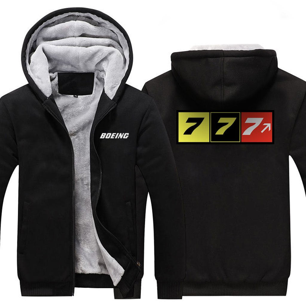 B777 DESIGNED ZIPPER SWEATER THE AV8R