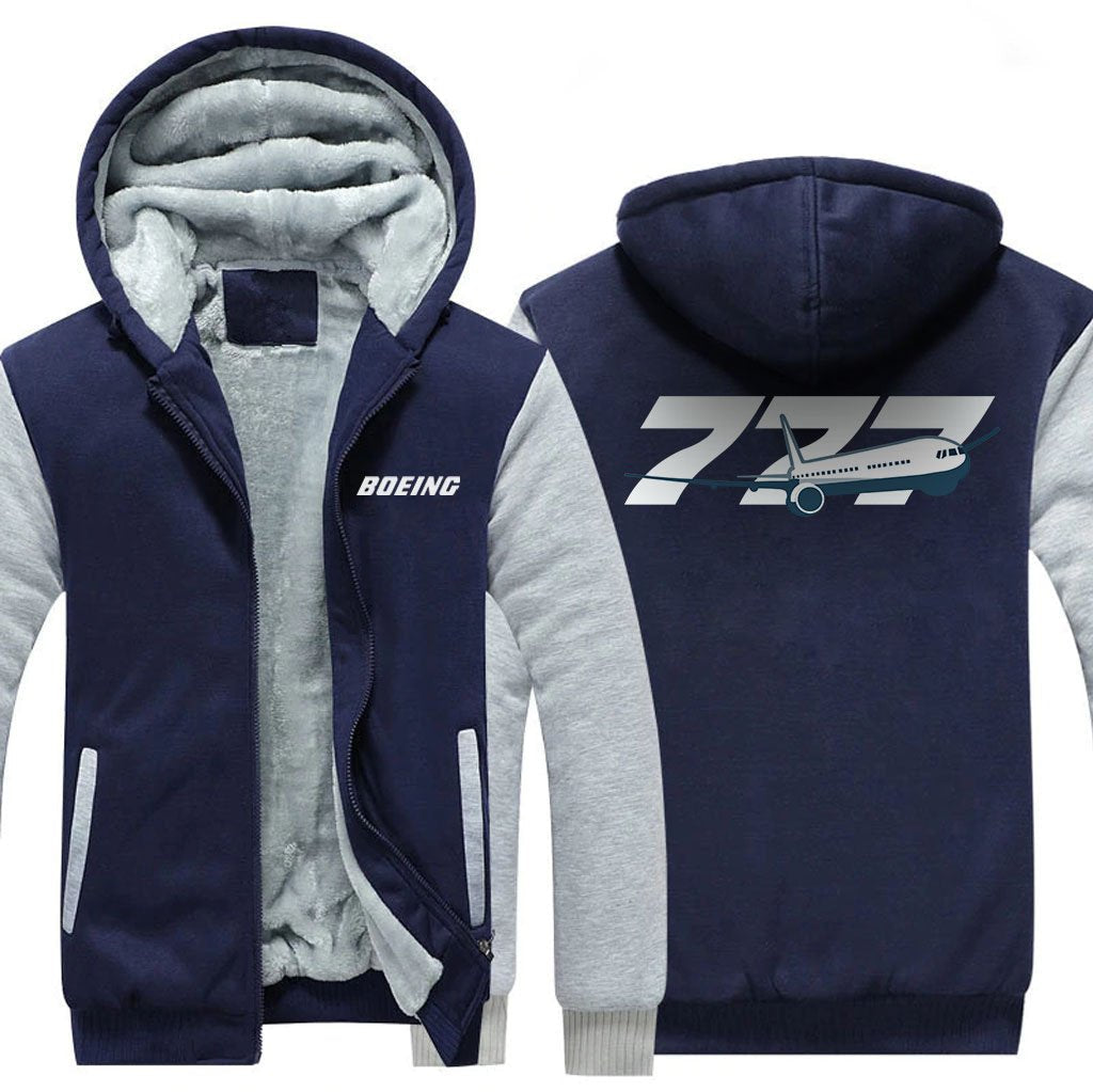 B777 DESIGNED ZIPPER SWEATER THE AV8R