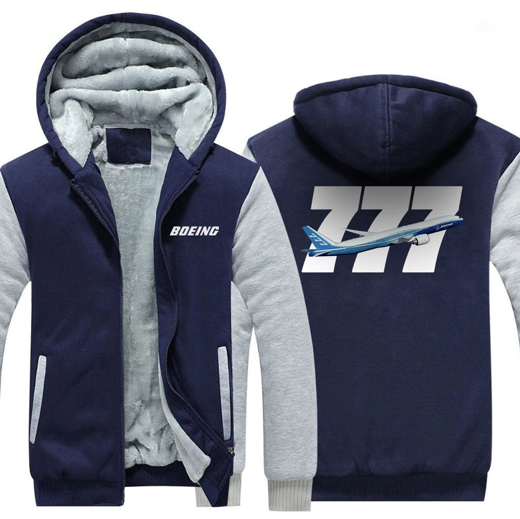 B777 DESIGNED ZIPPER SWEATER THE AV8R