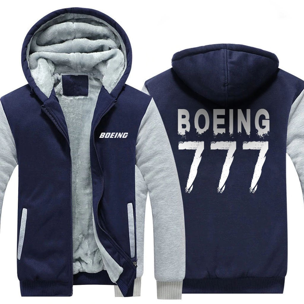 B777 DESIGNED ZIPPER SWEATER THE AV8R