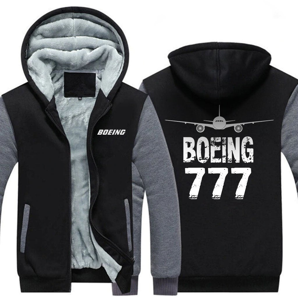 B777 FADE DESIGNED ZIPPER SWEATER THE AV8R