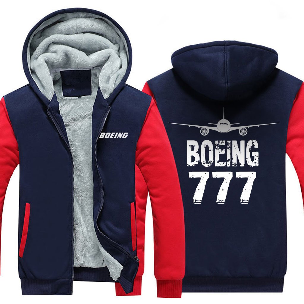 B777 FADE DESIGNED ZIPPER SWEATER THE AV8R