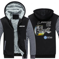 Thumbnail for B777 GE90 DESIGNED ZIPPER SWEATER THE AV8R