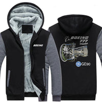 Thumbnail for B777 GE90 DESIGNED ZIPPER SWEATER THE AV8R