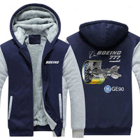 Thumbnail for B777 GE90 DESIGNED ZIPPER SWEATER THE AV8R