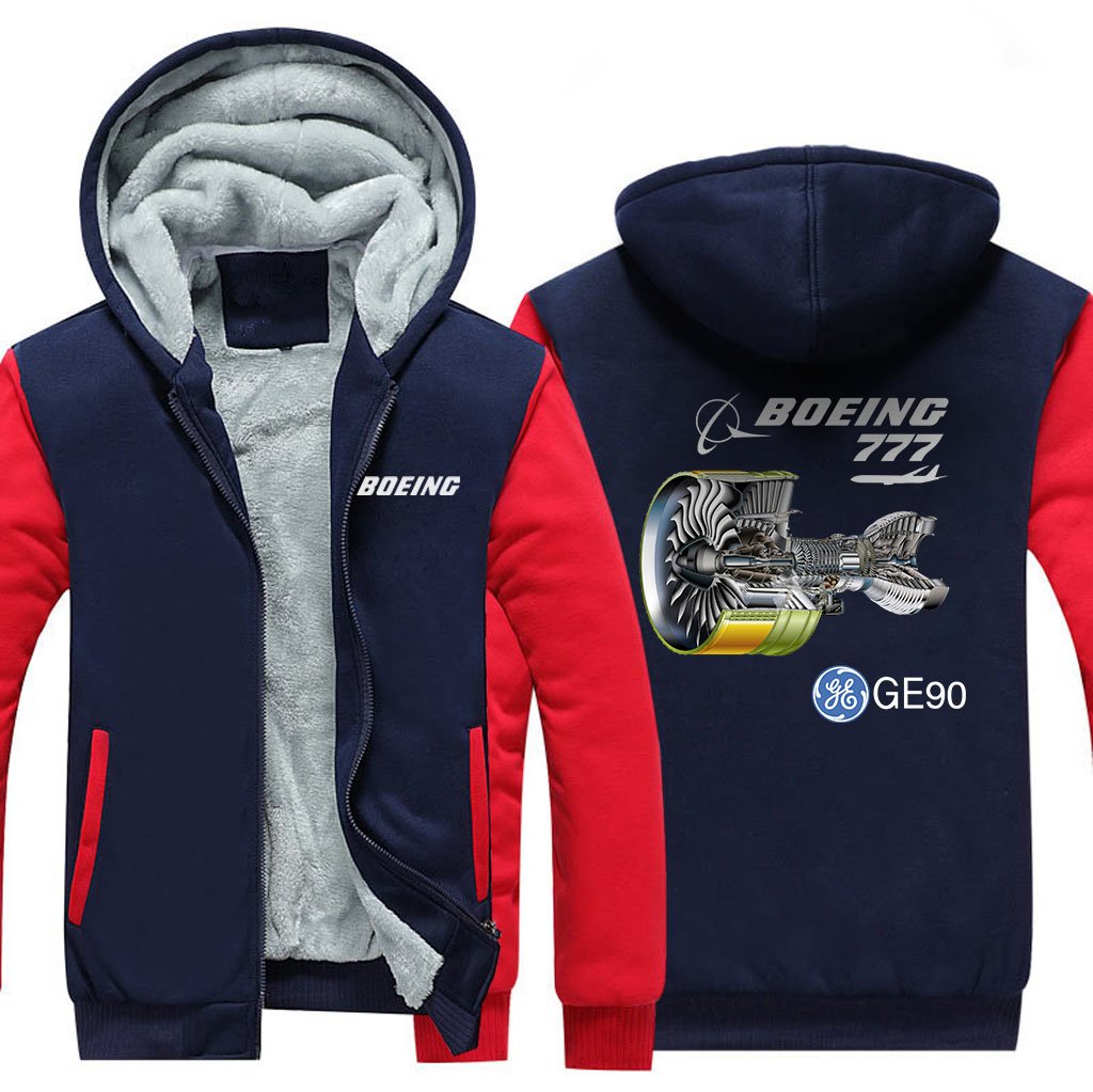 B777 GE90 DESIGNED ZIPPER SWEATER THE AV8R