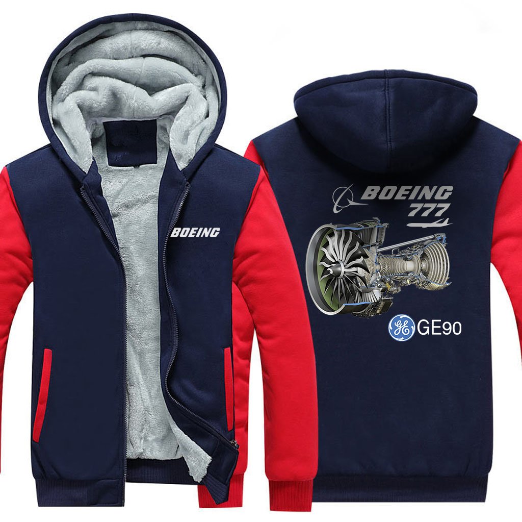 B777 GE90 DESIGNED ZIPPER SWEATER THE AV8R