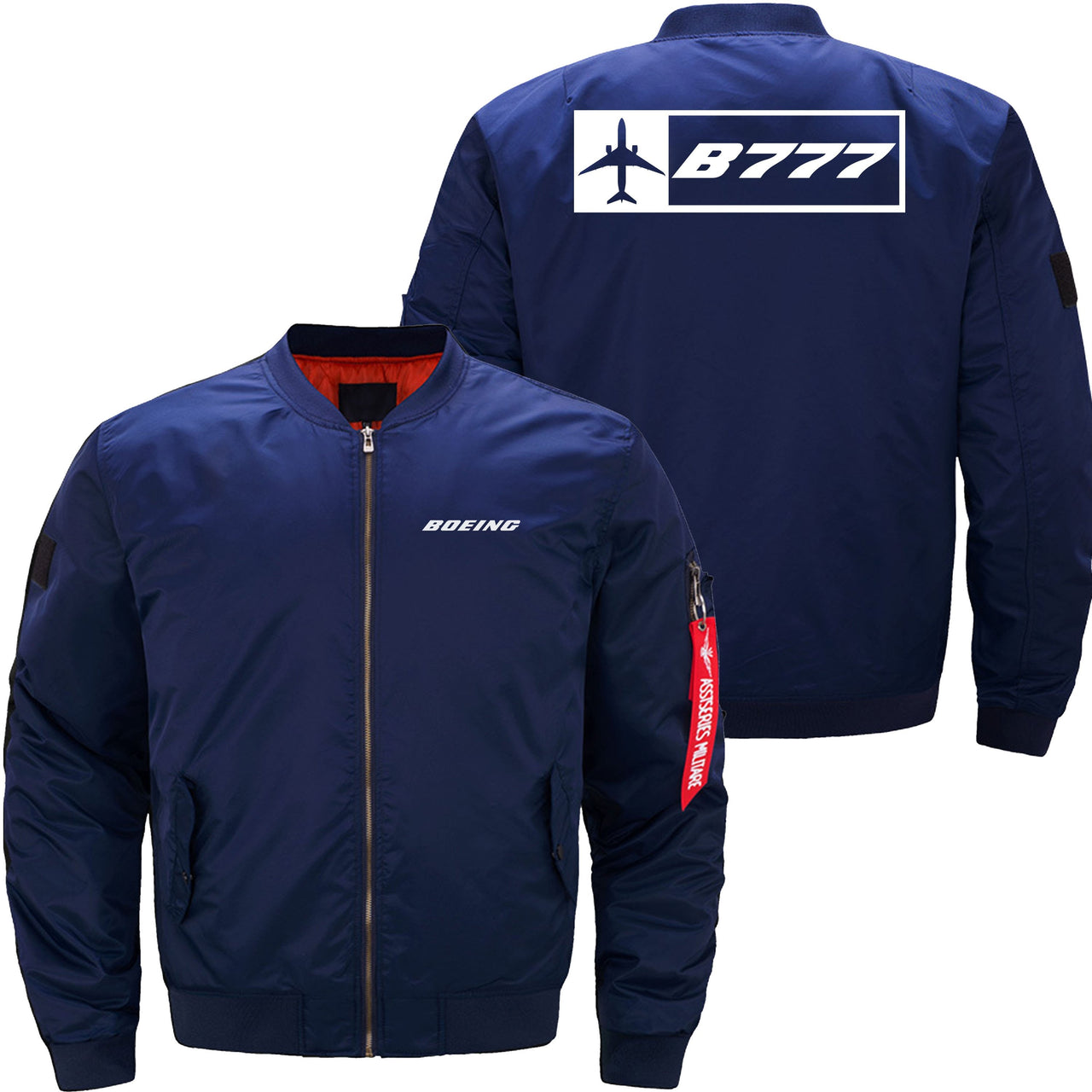 Boeing 777F Ma-1 Bomber Jacket Flight Jacket Aviator Jacket THE AV8R