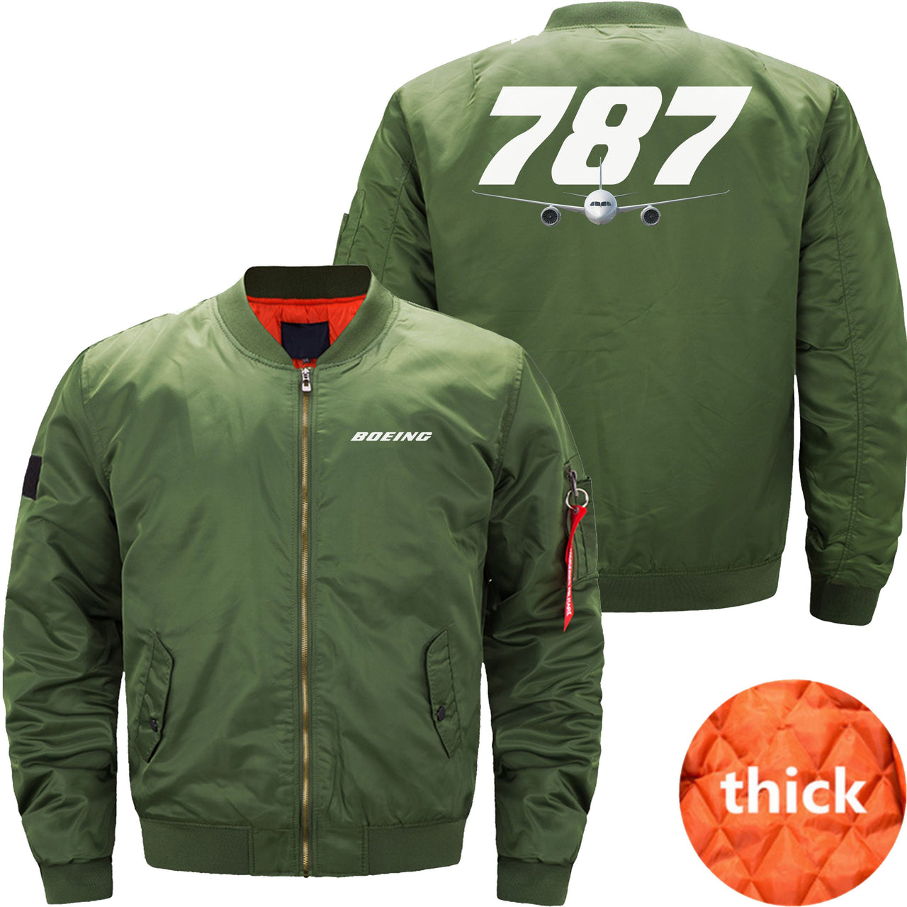 Boeing 787 Ma-1 Bomber Jacket Flight Jacket Aviator Jacket THE AV8R