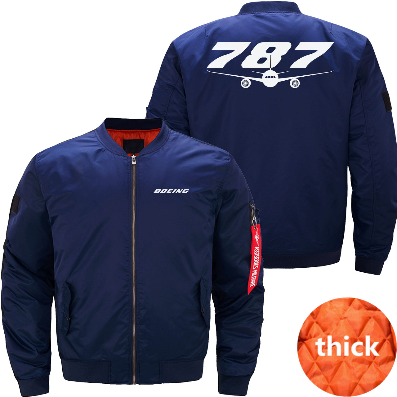 Boeing 787 Ma-1 Bomber Jacket Flight Jacket Aviator Jacket THE AV8R