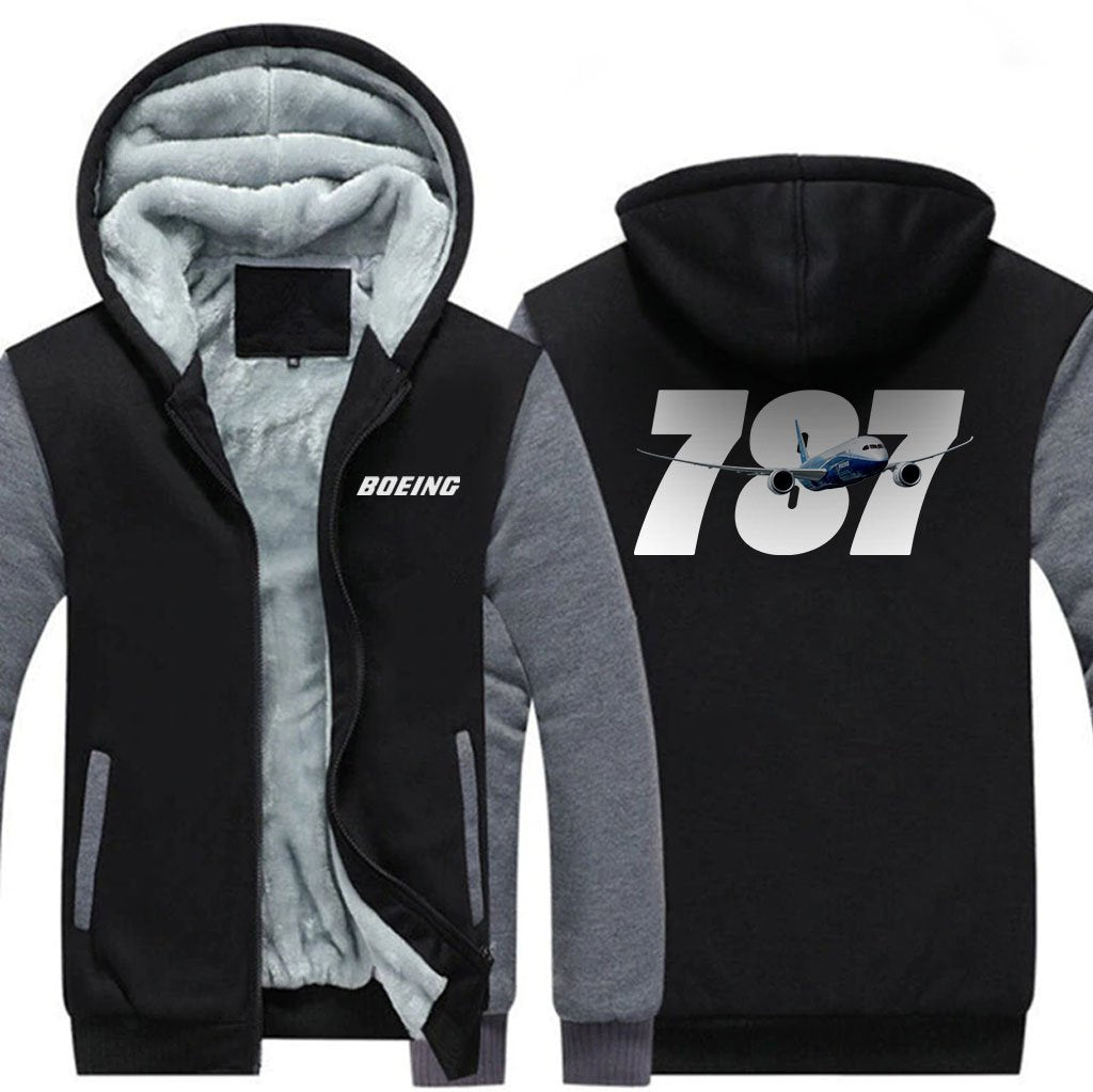 B787 DESIGNED ZIPPER SWEATERS THE AV8R