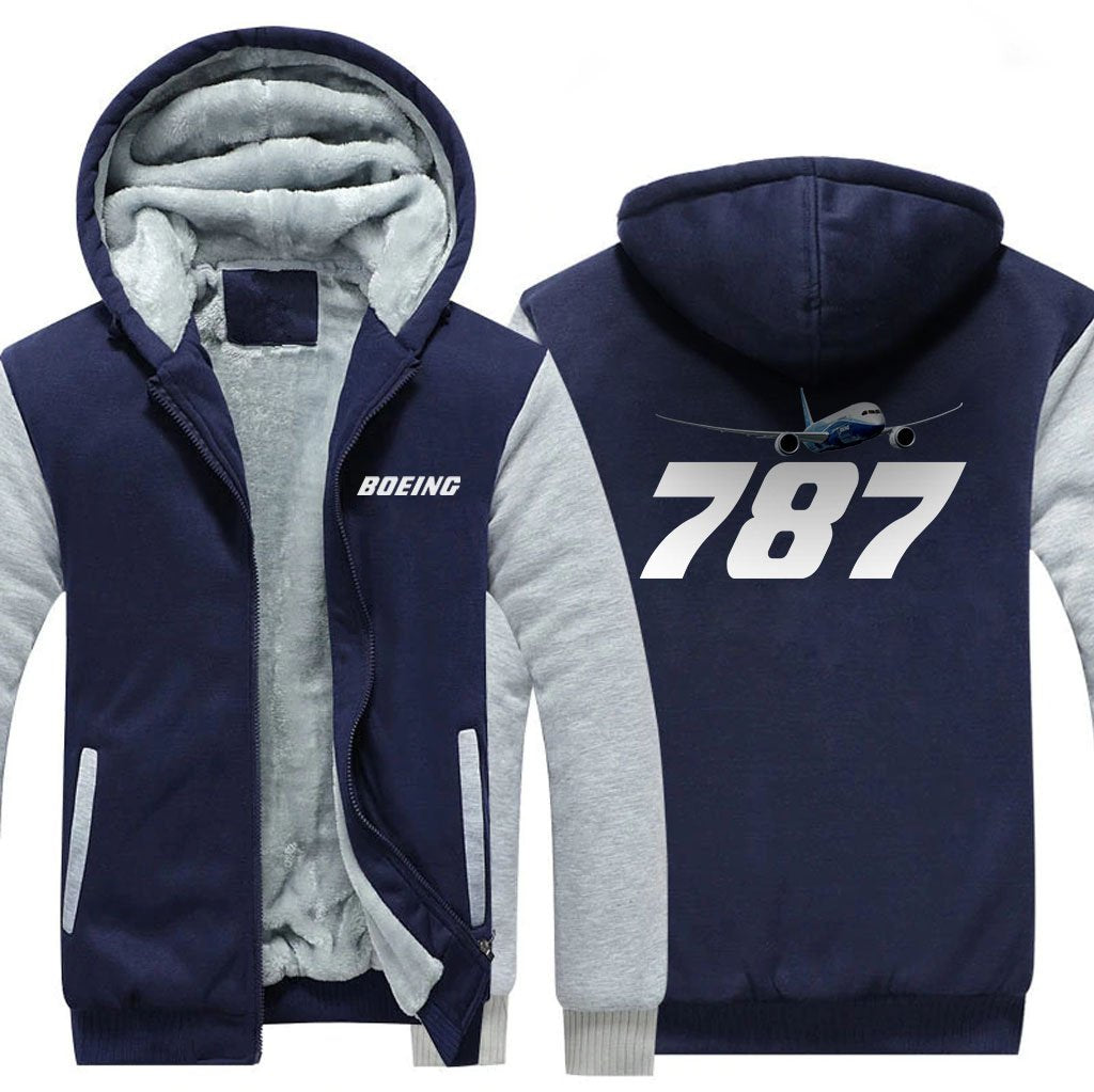 B787 DESIGNED ZIPPER SWEATERS THE AV8R