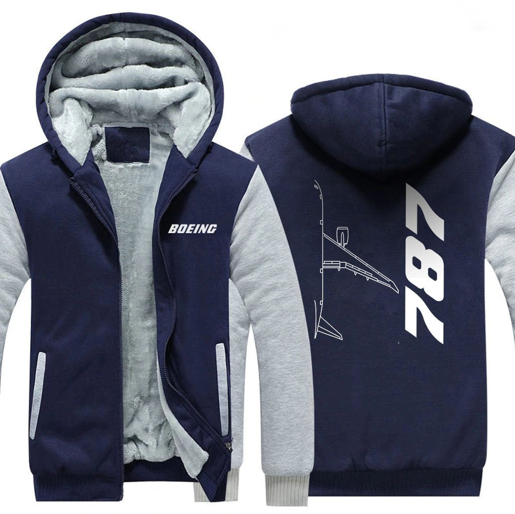 B787 DESIGNED ZIPPER SWEATERS THE AV8R