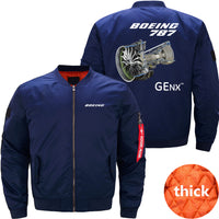 Thumbnail for Boeing 787 Ma-1 Bomber Jacket Flight Jacket Aviator Jacket THE AV8R