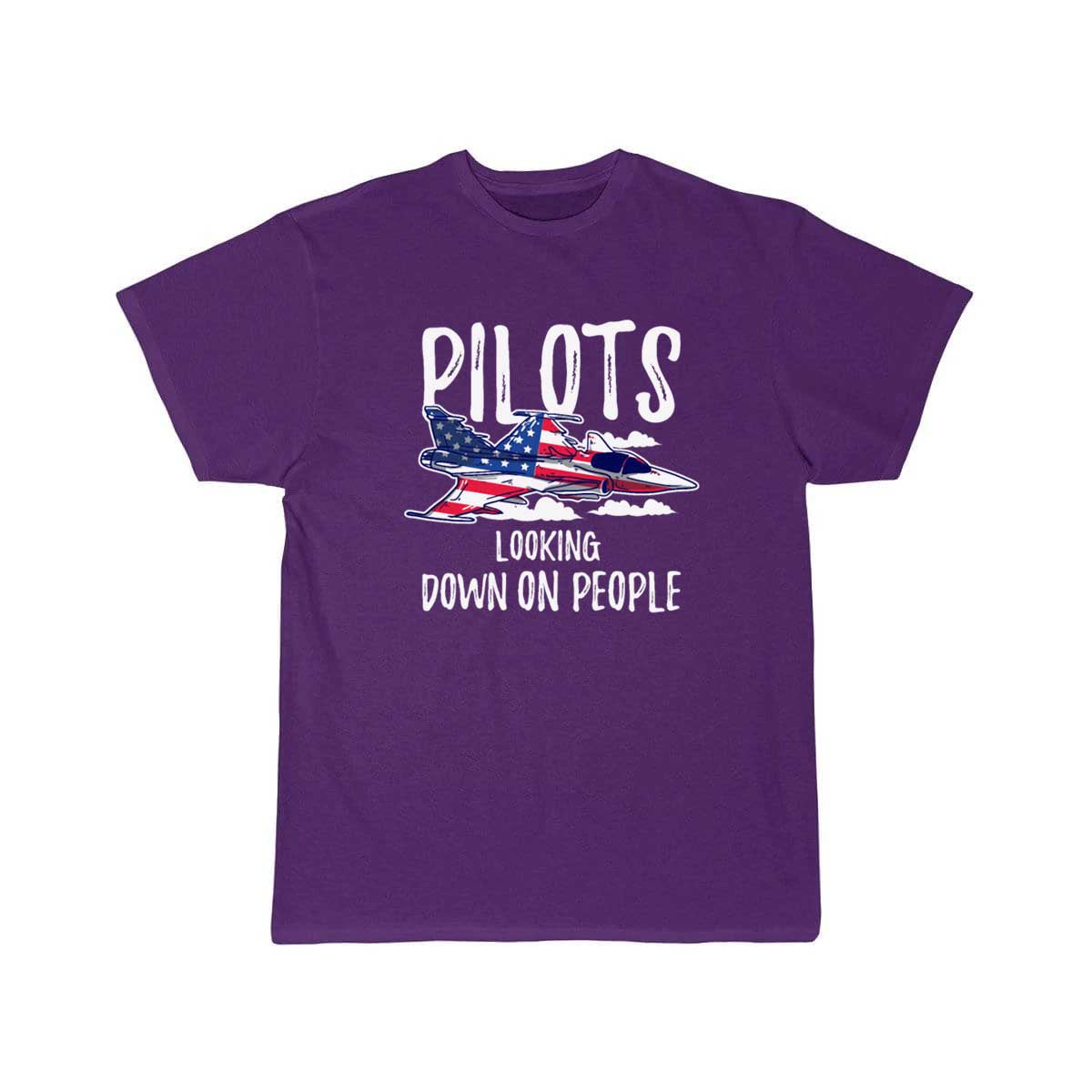 Pilots Looking Down People Fighter Jet Aircraft T Shirt THE AV8R