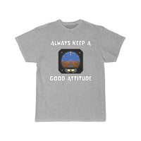 Thumbnail for Always Keep A Good Attitude Aviation Funny T-SHIRT THE AV8R