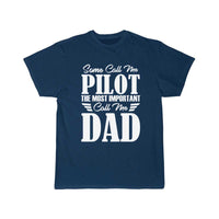 Thumbnail for Pilot Dad Fighter Jet Aircraft Airplane T Shirt THE AV8R