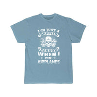 Thumbnail for Airplanes mechanic - i'm just a happier person  T-SHIRT THE AV8R