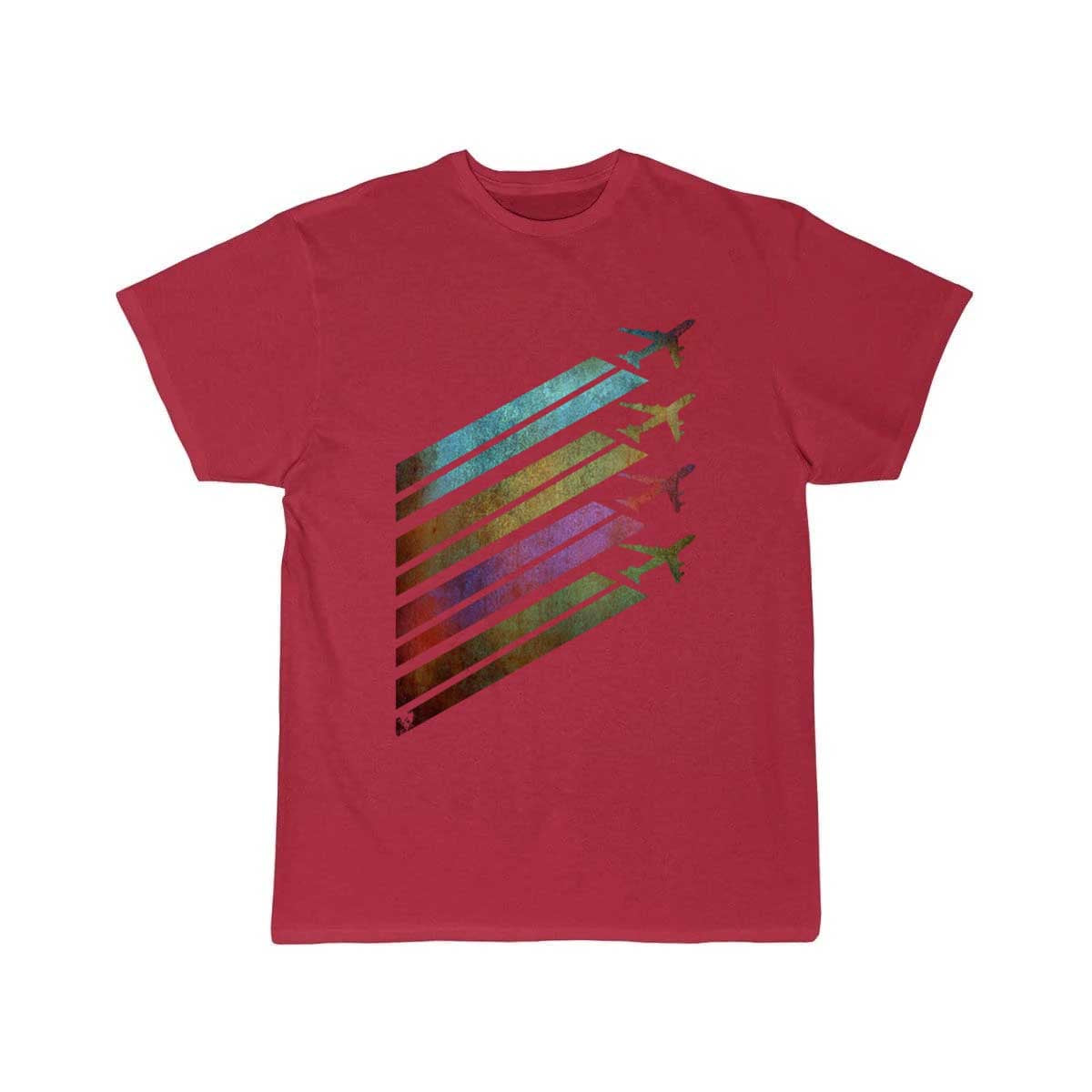 Airplanes contrails retro vintage T-SHIRT THE AV8R