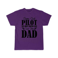 Thumbnail for Pilot Dad Fighter Jet Aircraft T Shirt THE AV8R