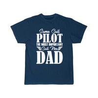 Thumbnail for Pilot Dad Fighter Jet Aircraft Airplane T Shirt THE AV8R