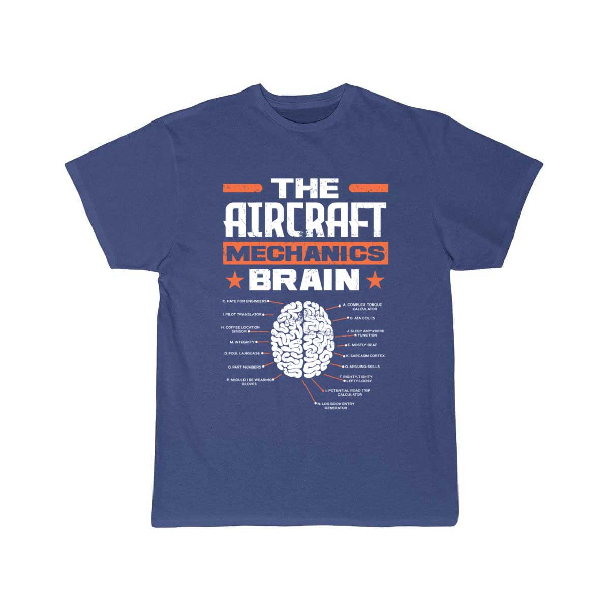 Aircraft Mechanic Brain T-SHIRT THE AV8R