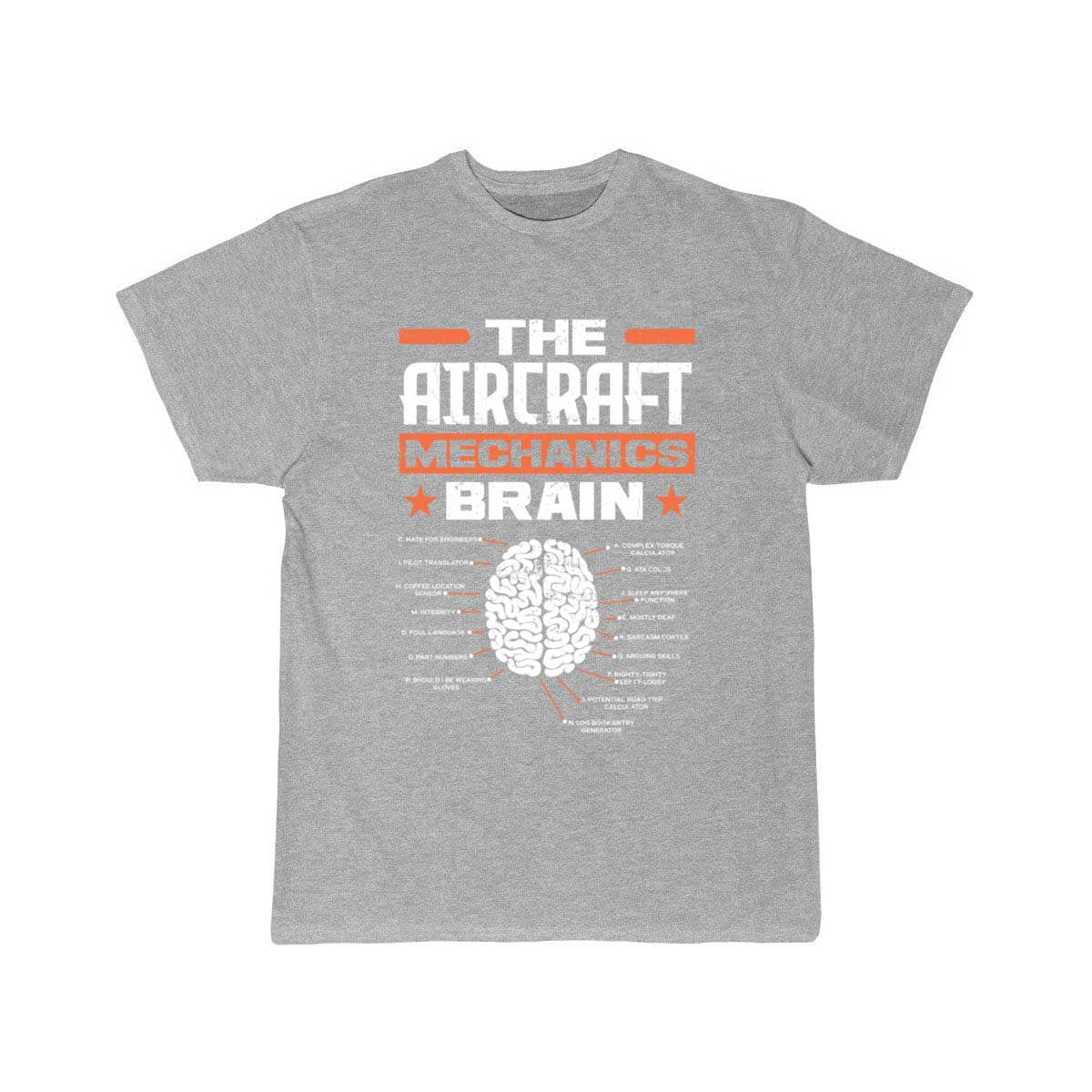 Aircraft Mechanic Brain T-SHIRT THE AV8R