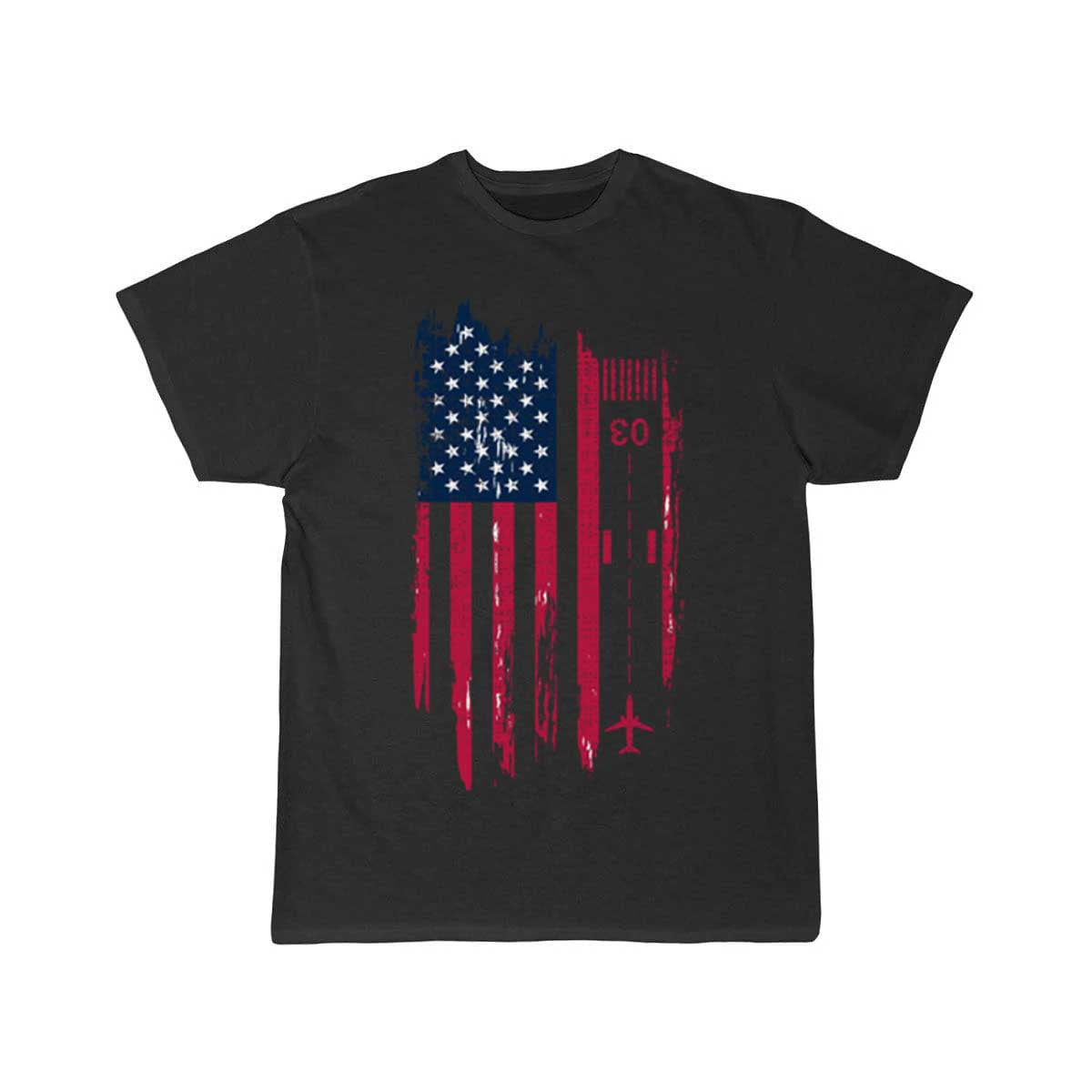 Patriotic Airplane Aviation Pilot American Flag T-SHIRT THE AV8R