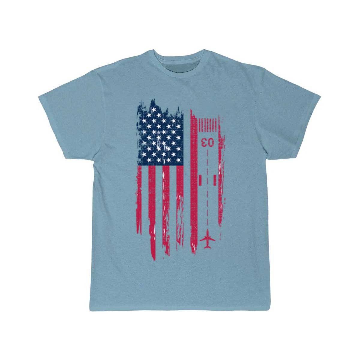 Patriotic Airplane Aviation Pilot American Flag T-SHIRT THE AV8R