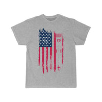 Thumbnail for Patriotic Airplane Aviation Pilot American Flag T-SHIRT THE AV8R