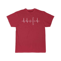 Thumbnail for Airplane Pilo Pilot Heartbeat Flying T-SHIRT THE AV8R