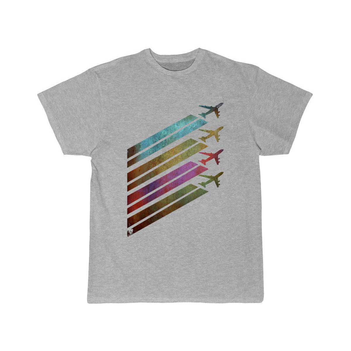 Airplanes contrails retro vintage T-SHIRT THE AV8R