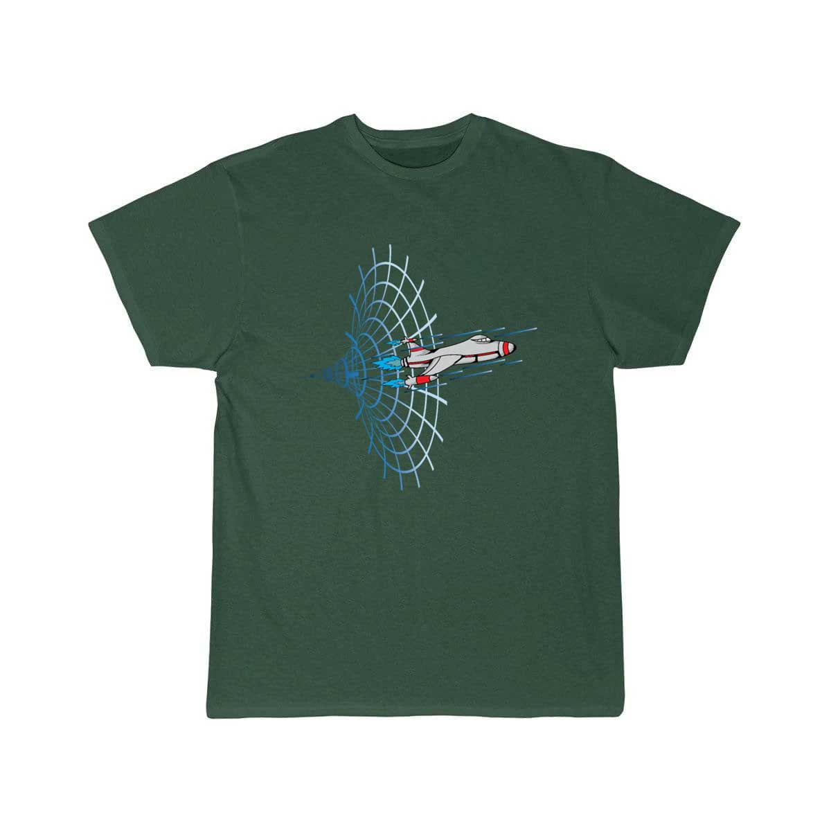 Time Travel Airplane Wormhole T-SHIRT THE AV8R