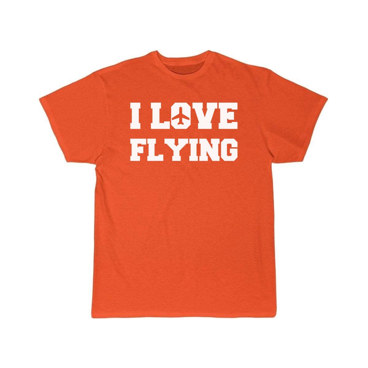 I love flying Flight Crew Aviation Job T-SHIRT THE AV8R